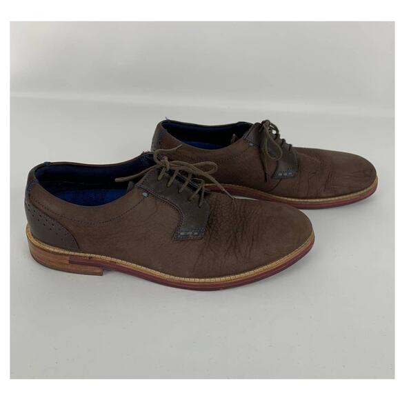 Ted Baker Other - Ted Baker Deekun Plain Toe Derby Dress Shoe Mens Size 8 Brown